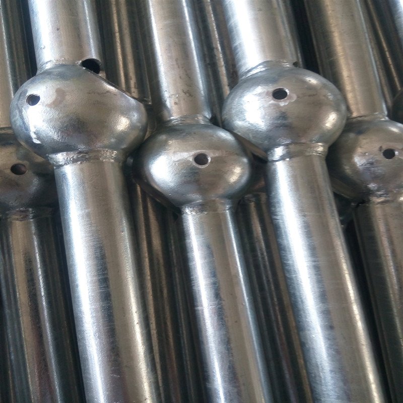 Industrial Galvanized Steel Ball Joint Stair Railing